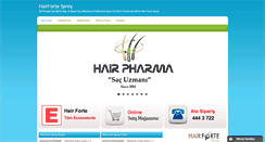 Desktop Screenshot of hairforte.com.tr