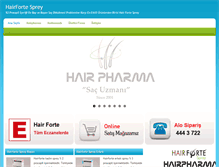 Tablet Screenshot of hairforte.com.tr